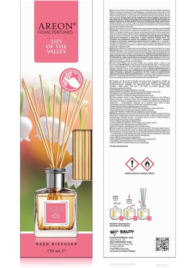Areon Home Perfumes Sticks 150ml – New Design, Lily of the Valley Scent, Long-Lasting - Image 2